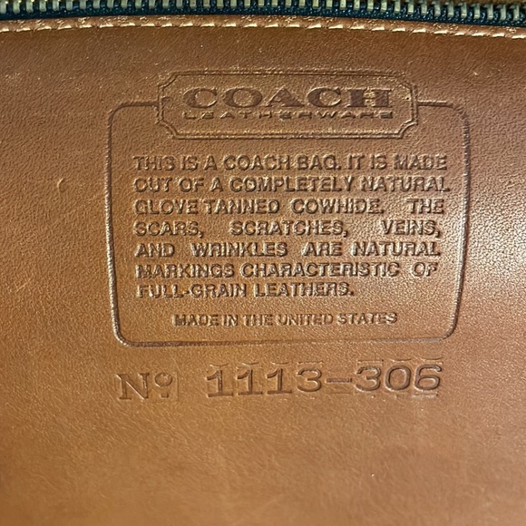 A vintage Coach briefcase - Picture 3 of 8